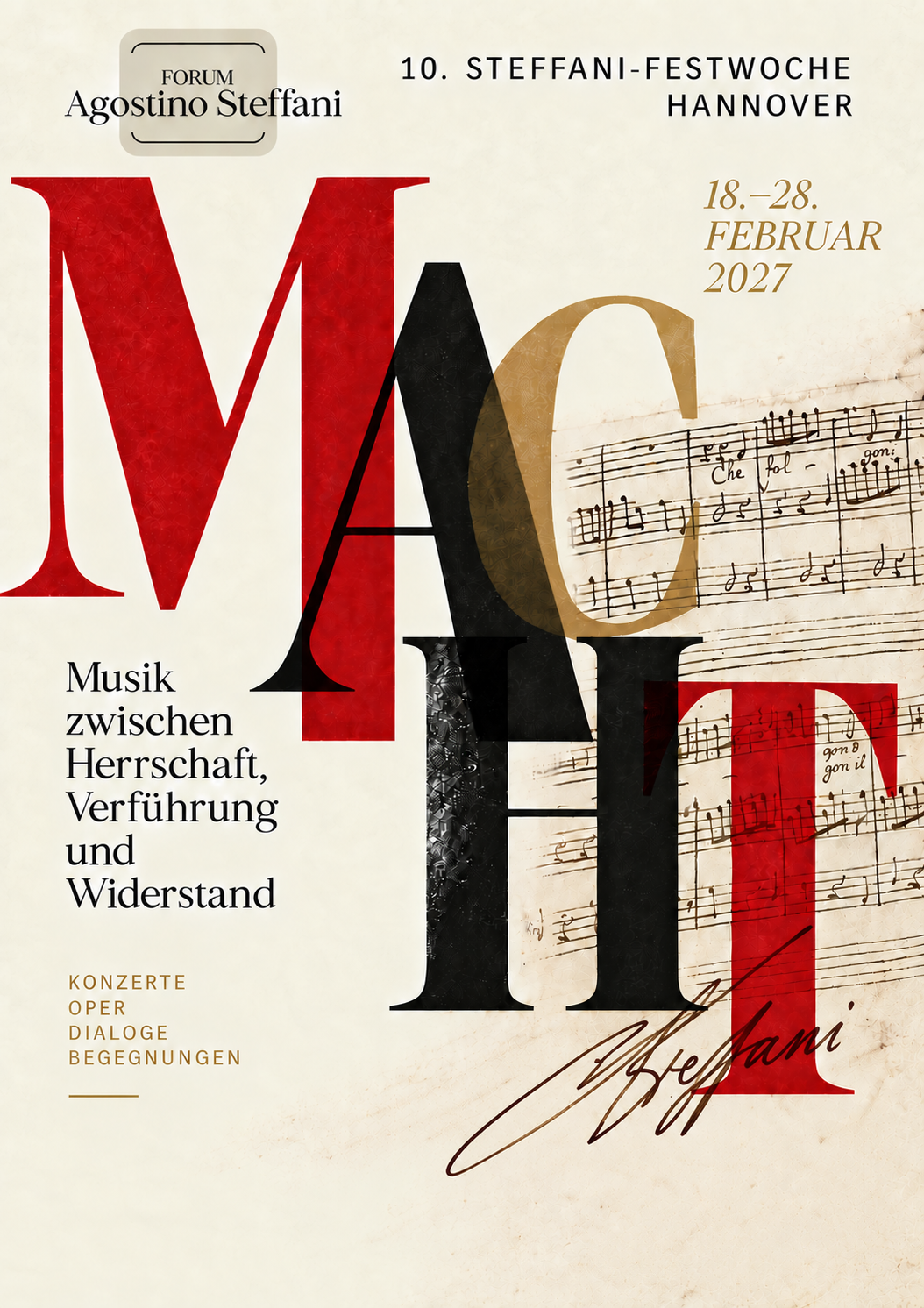 Plakat - nur Unterschrift